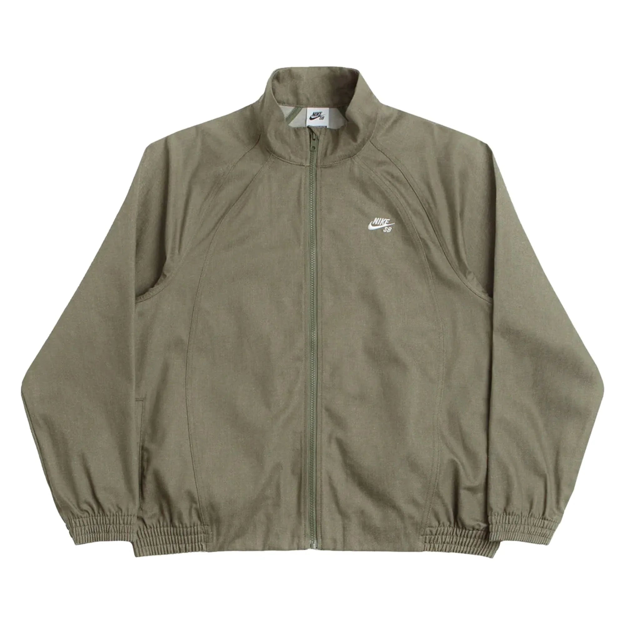 Nike Sb Denim Full Zip-Up Track Jacket - Olive/Green