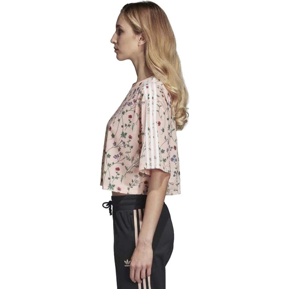 adidas Women Originals All of Printed Tee - Light Pink