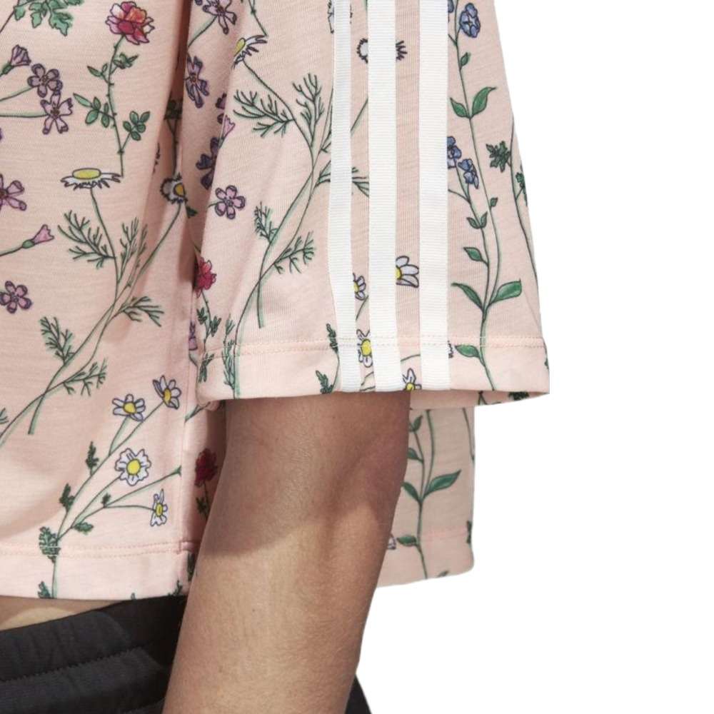 adidas Women Originals All of Printed Tee - Light Pink