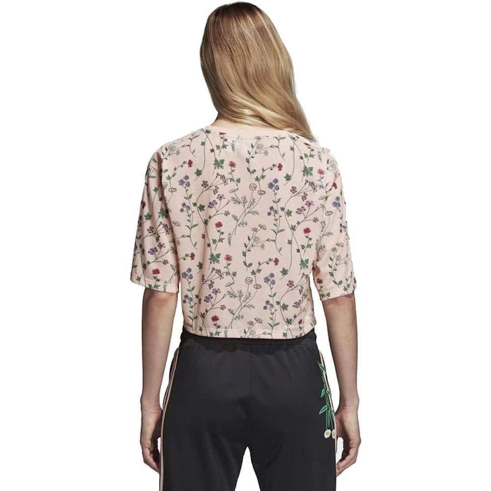 adidas Women Originals All of Printed Tee - Light Pink