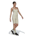 adidas Women's Studio Lounge Rib Jumpsuit - BOTANIC GREEN MEL