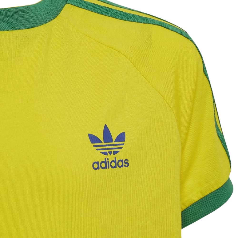 adidas Originals Boy's Adicolor 3-Stripes T-Shirt - Team Yellow