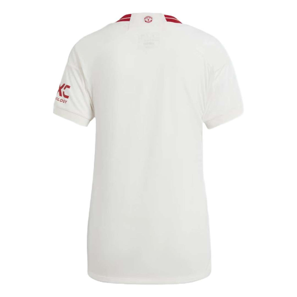 adidas Women's Manchester United 23/24 Third Jersey - CLOUD WHITE