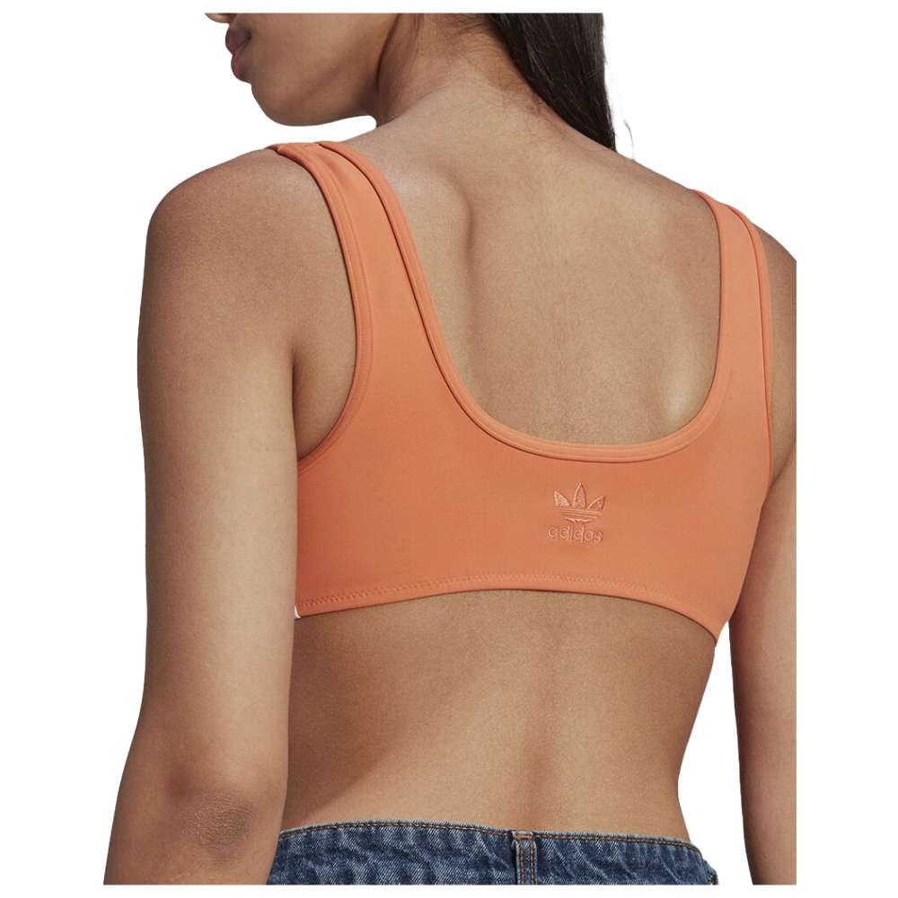 adidas Women's adicolor class Bikini Top - Hazy Orange / Hazy Copper