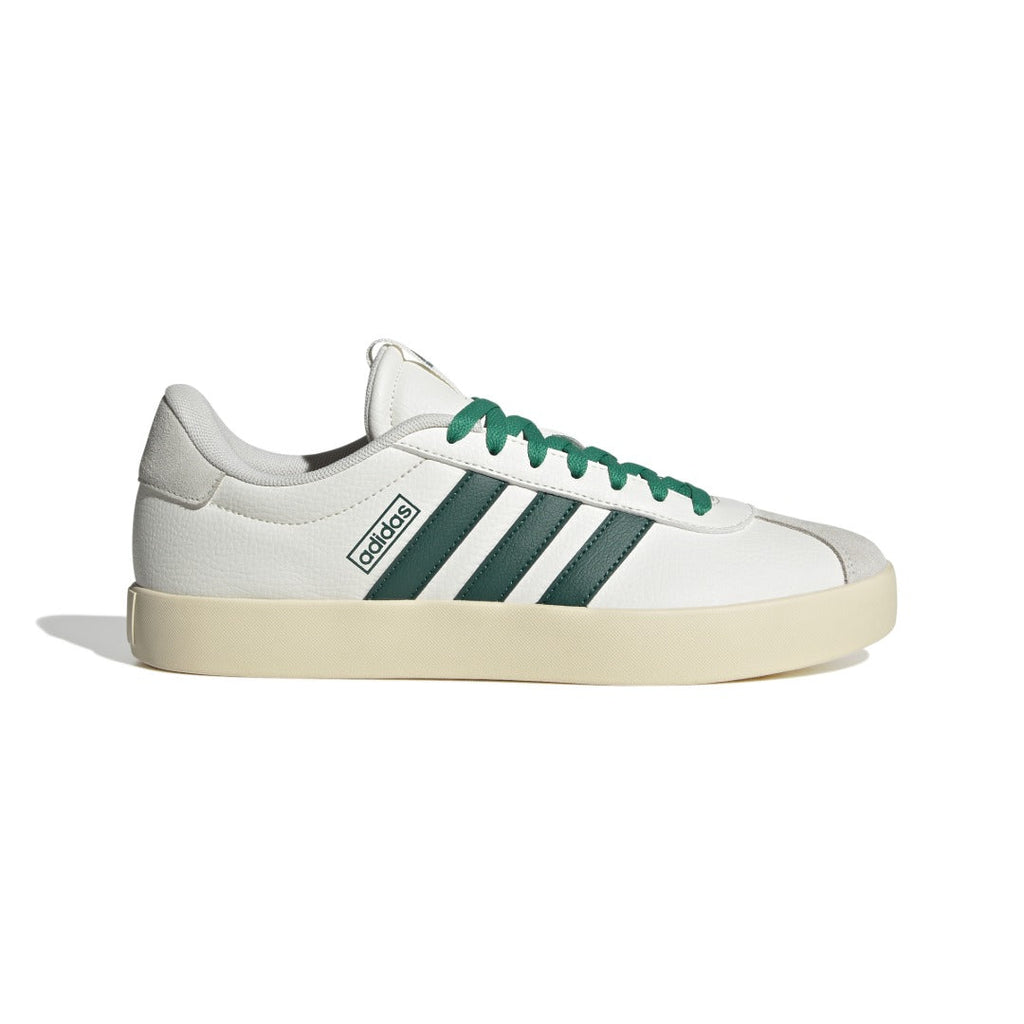 adidas Men's VL Court 3.0 (Core White / Collegiate Green / Court Green)