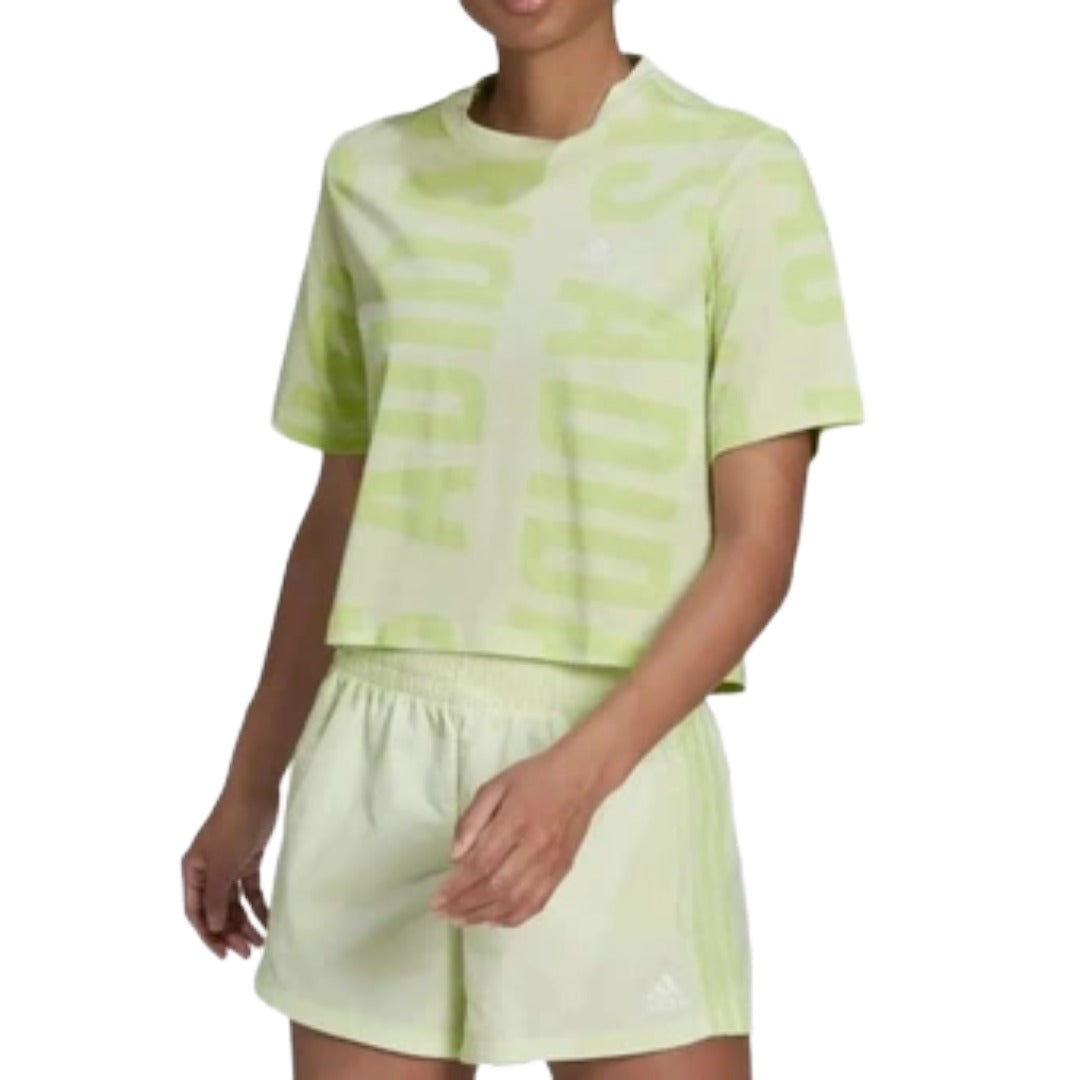 adidas Women's BLUV Q2 CROPPED TEE