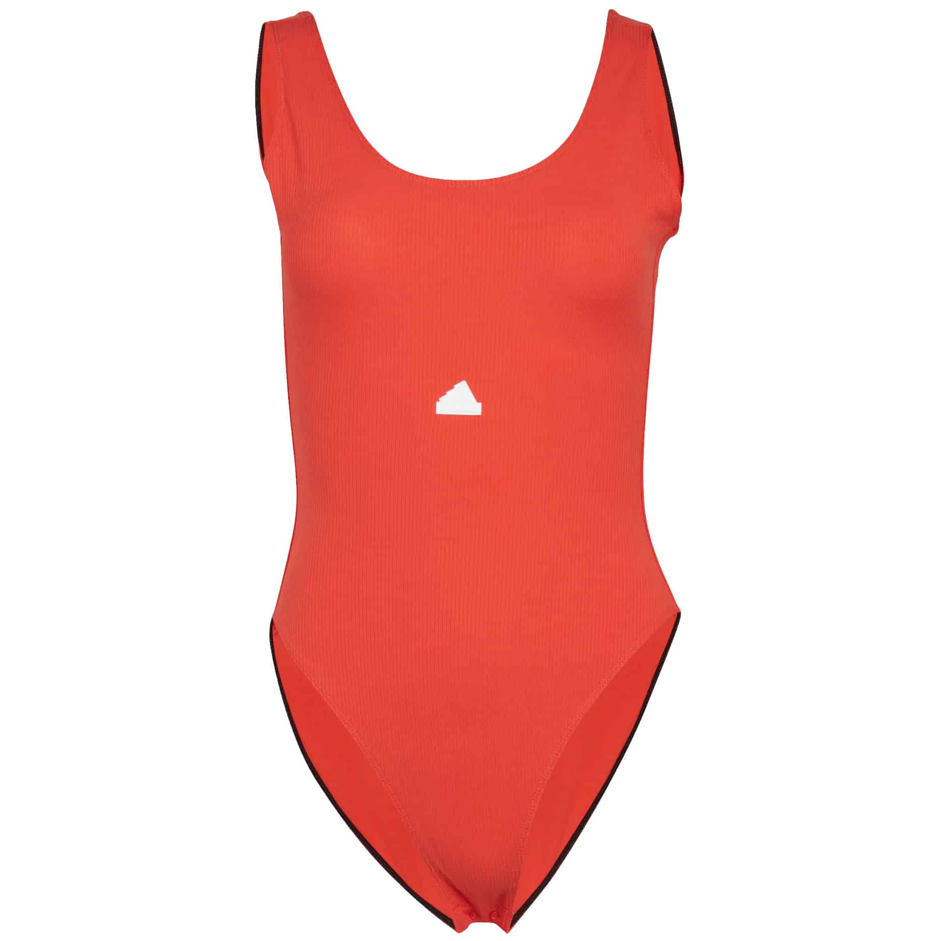 adidas Women's New Rib Bodysuit- Bright Red
